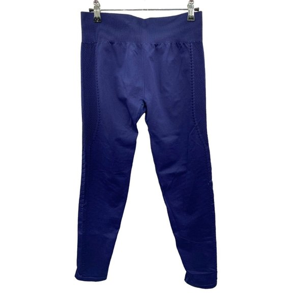 NWT New‎ FABLETICS Women's DELTA 7/8 TIGHT Navy BREATHABLE FABRIC LEGGINGS  L - Picture 1 of 9